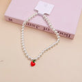 Collana di perle a forma di cuore