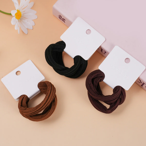 Elastici per capelli con passante per asciugamano di base - 3 pezzi