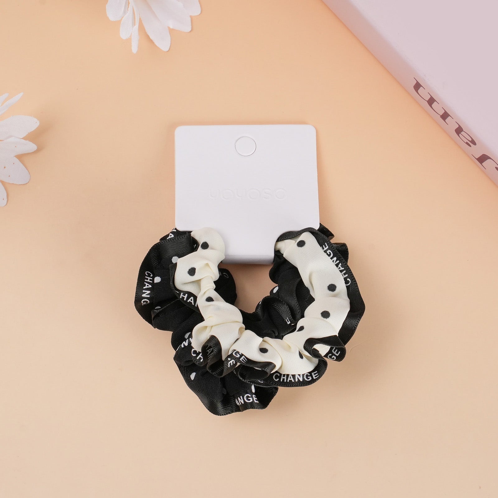 Elastici per capelli alla moda a pois - 3 pezzi