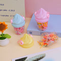 Elastico per capelli usa e getta con secchiello per gelato