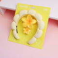 Set di 3 accessori per capelli Cloud Plumeria - Giallo