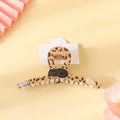 Serie Coffee Leopard – Fermaglio con stampa di gatto – 13 cm