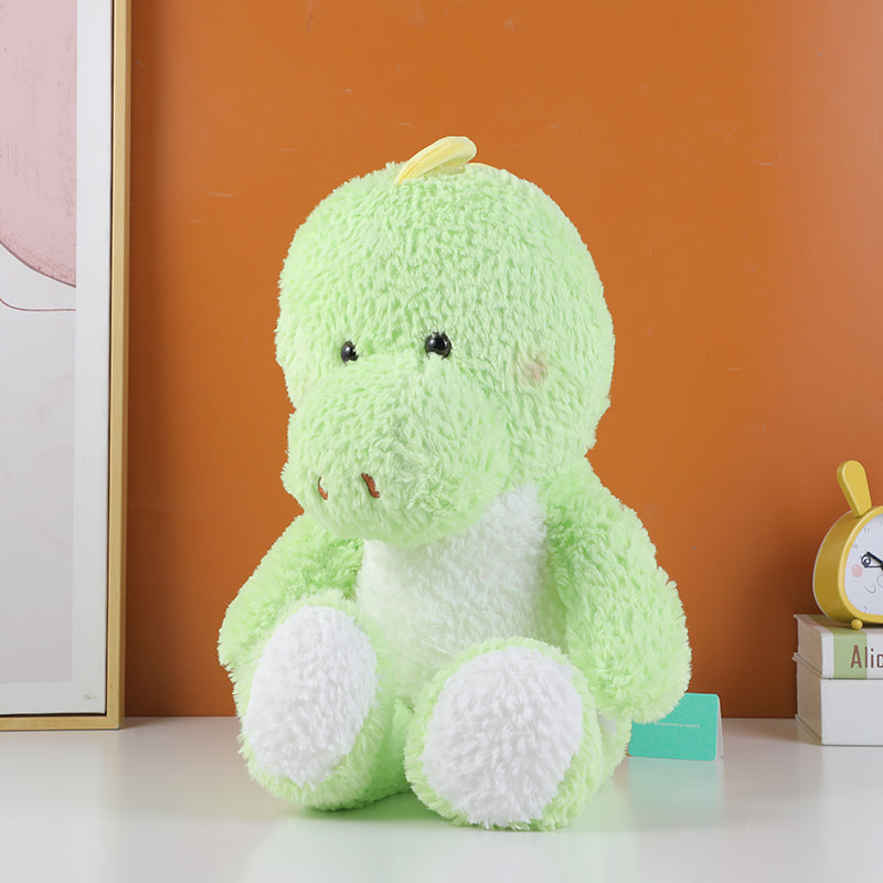 Bambola di peluche dinosauro seduto-40 cm