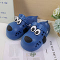 Pantofole per bambini a forma di cane dagli occhi grandi blu -200