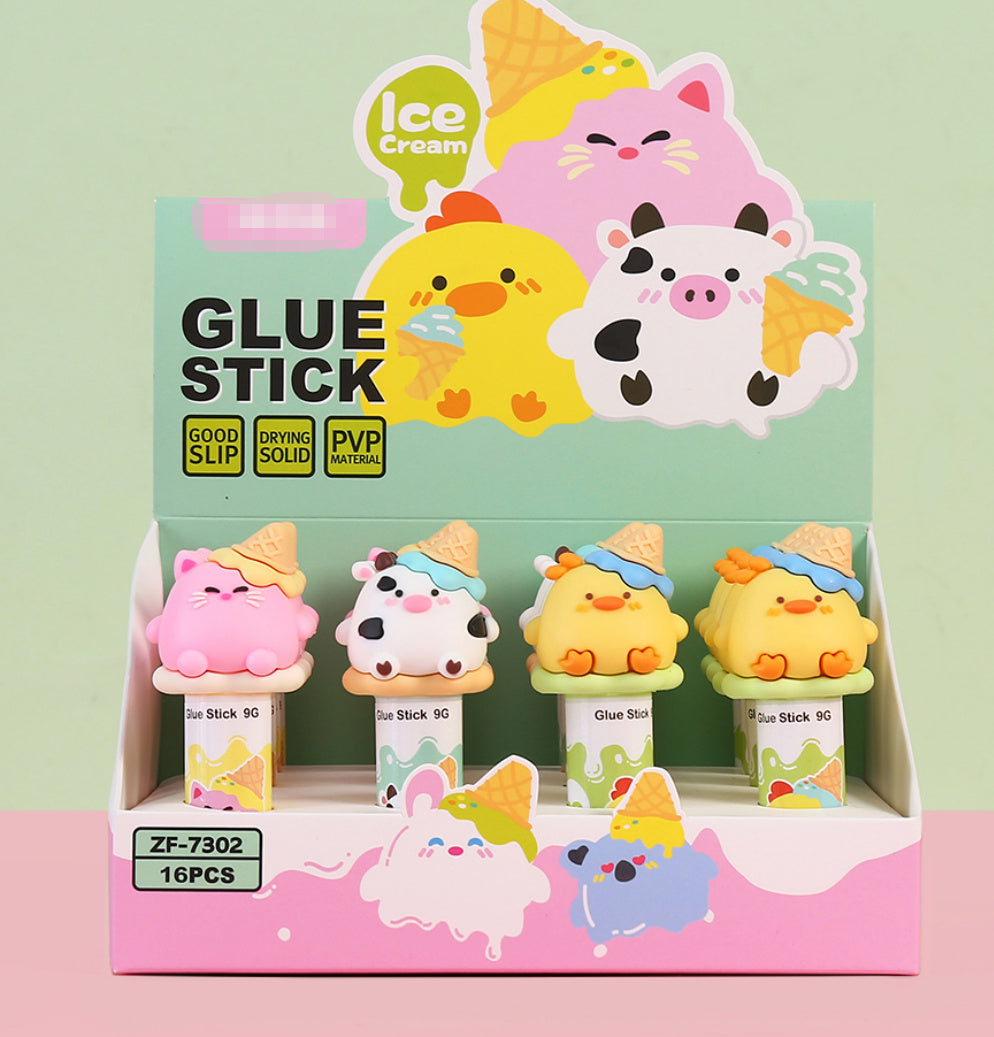 Colla solida per animali carini con gelato
