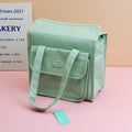 Borsa bento portatile isolata - verde