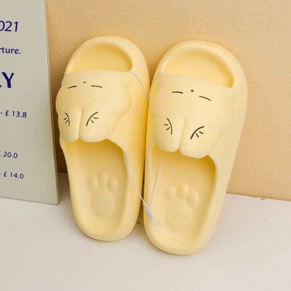 Cartone animato animale Lady Home drag coniglio beige 39-40