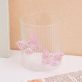 Bicchiere a doppia farfalla con striscia verticale - 300 ml