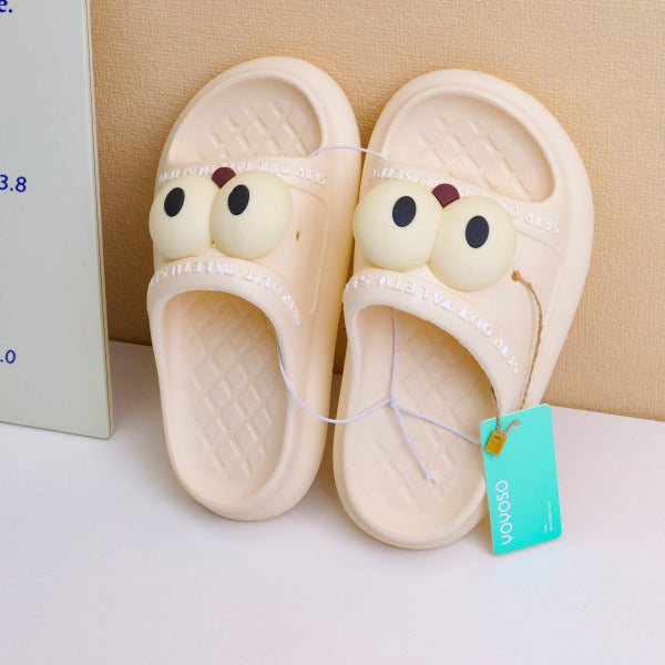 Ciabatte per bambini Big Eyes Bean 32-33 gialle