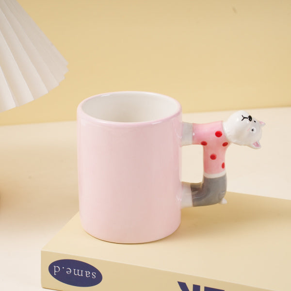 HS-TCB6001 Tazza a forma Cane Allegro 430ml - Rosa