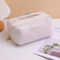 Borsa per il trucco pieghevole multifunzionale - Beige