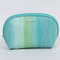 Borsa per il trucco semicircolare con colori sfumati