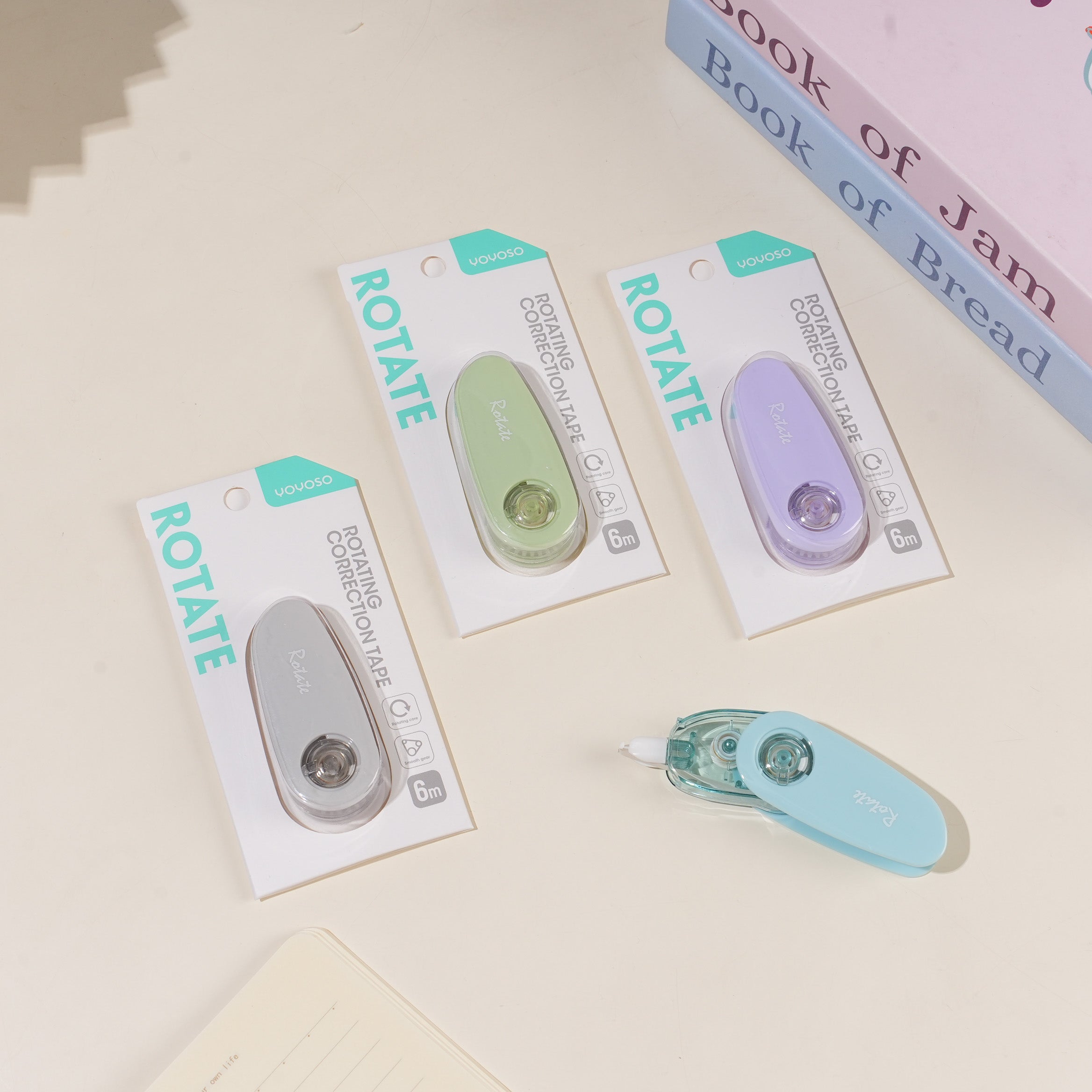 Nastro correttore color macaron 6m