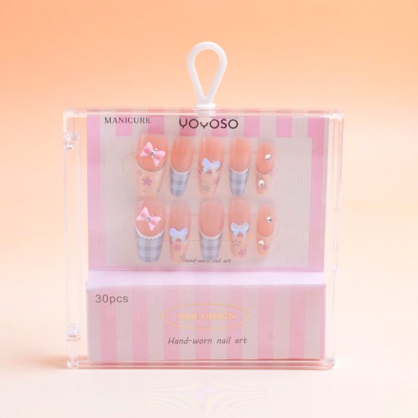 Unghie finte Sweet Promise - Whimsical Sweetheart, 30 pezzi