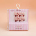Unghie finte Dreamy Splendor Series - Stile French Red Pearl, 24 pezzi