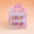 Unghie finte effetto occhi di gatto Purple Dream Shadow, 10 pezzi