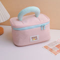 Borsa cosmetica portaoggetti con coperchio Heaven-and-Earth di Marshmallow - Rosa