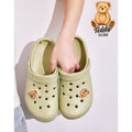 Crocs della serie TEDDY ISLAND per donna taglia 40-41 verde