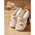 Crocs della serie TEDDY ISLAND da donna, taglia 38-39, bianchi