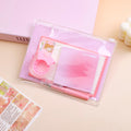 Set di 4 pezzi di cancelleria rosa