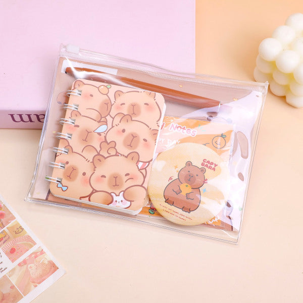 Set di cancelleria Capybara da 5 pezzi - 2