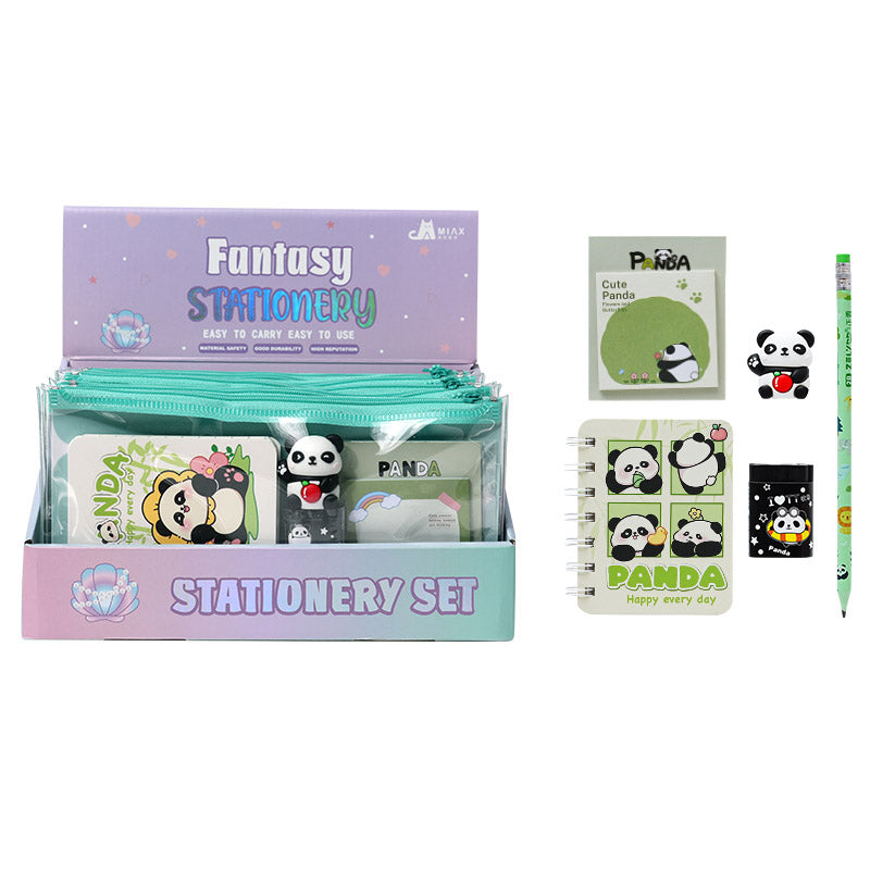 Set di cancelleria Panda da 5 pezzi