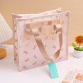 Borsa per il trucco quadrata Bowknot Series Handheld - Grande
