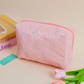 Borsa cosmetica ottagonale a forma di farfalla – rosa