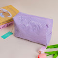 Borsa cosmetica ottagonale a forma di farfalla – viola