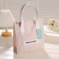 Borsa porta pranzo compatta Smiley - rosa