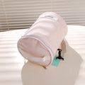 Borsa porta pranzo cilindrica Smiley – rosa
