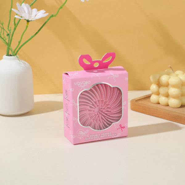 Serie Bowknot - Spazzola da bagno telescopica a doppia testa