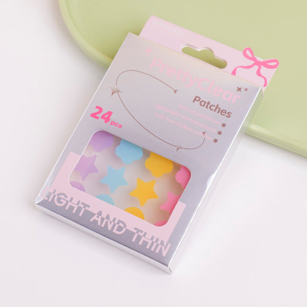 Serie Bowknot – Adesivi con facce di cartoni animati a quattro colori