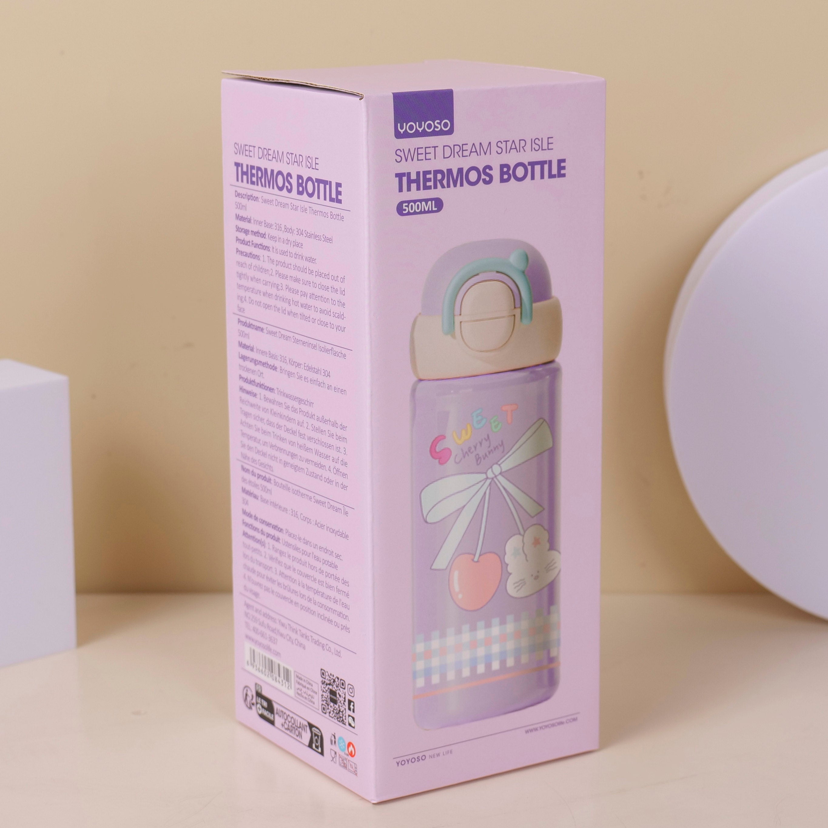 HS-BWB6001 Bottiglia termica Sweet Dream Star Isle da 500 ml
