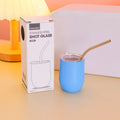 HS-BWB6001 Bicchierino da shot in acciaio inossidabile – Stile A 90 ml Blu