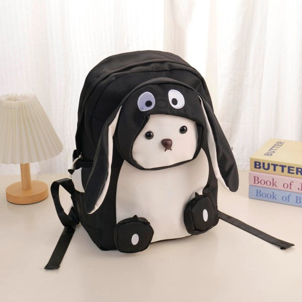 Zaino per bambini con cartoni animati 3D - Nero
