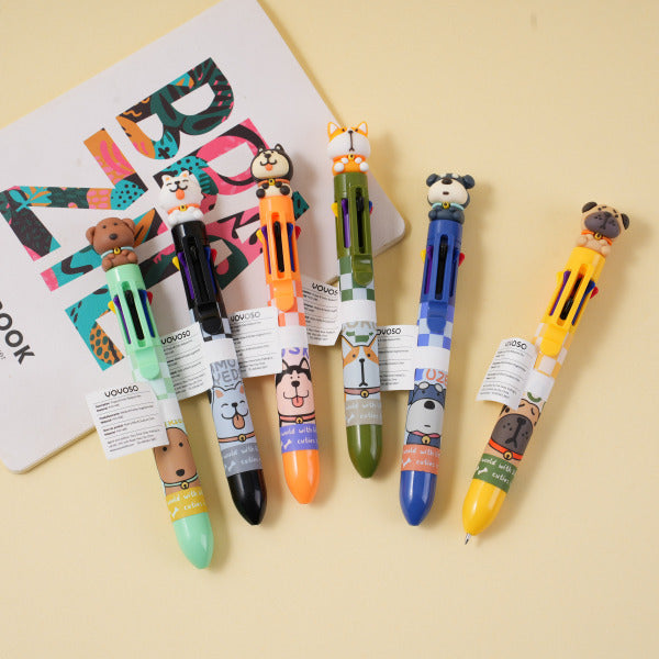 Penna a sfera Puppy 8 colori