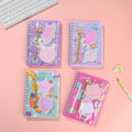 Note adesive fantasiose A5, quaderno a spirale + penna - pagine a righe, 80 pezzi