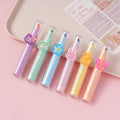 Evidenziatore a 3 colori con glitter animali