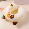HY-MR8006 Cuscino a forma di U della serie Adorabile Gatto Tricolore