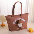 Borsa tote 3D Bear - Marrone