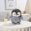 HY-MR8006 Pinguino di peluche con motivo a fiocco di neve - 25 cm