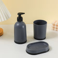 Set da bagno 3 pezzi - Grigio