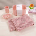 Set da bagno 4 pezzi - Rosa