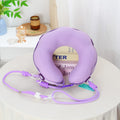Cuscino a forma di U color caramella - Viola