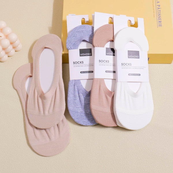 Calzini invisibili antiscivolo Comfort Deep-Cut da donna (2 paia)