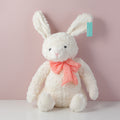 Bambola coniglio con papillon - 45 cm (occhi di plastica)