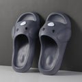 Pantofola da uomo grigio cucciolo carino taglia 44-45