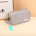 Borsa per il lavaggio a secco e bagnato portatile in stile Wabi-Sabi - Grigio