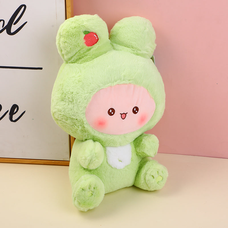 Bambola verde serie Fruit seduta 32 cm